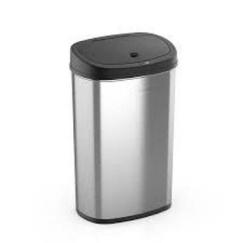 DESCRIPTION: (1) MOTION SENSOR KITCHEN GARBAGE CAN BRAND/MODEL: MAINSTAYS #MS-50-22 INFORMATION: STAINLESS STEEL RETAIL$: $43.98 SIZE: 13.2 GALLON QTY