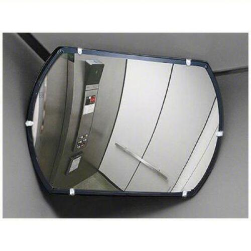 DESCRIPTION: (1) CONVEX SECURITY MIRROR BRAND/MODEL: FRED SILVER #797ZR6 INFORMATION: RECTANGULAR SIZE: ACRYLIC, 18 IN X 12 IN, HARDBOARD, INDOOR & LI