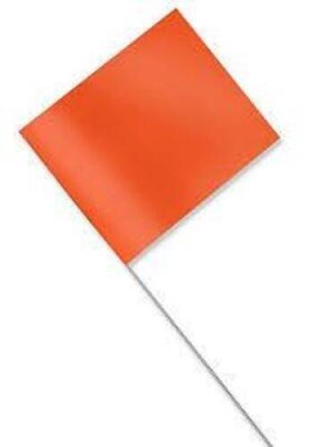 DESCRIPTION: (2) PACKS OF (5) CONSTRICTION FLAGS INFORMATION: ORANGE RETAIL$: $45.00 TOTAL QTY: 2