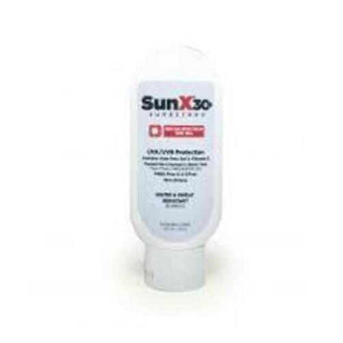 DESCRIPTION: (8) SUNSCREEN LOTION BRAND/MODEL: SUNX 30 RETAIL$: $2.02 EA SIZE: 4 FL OZ QTY: 8