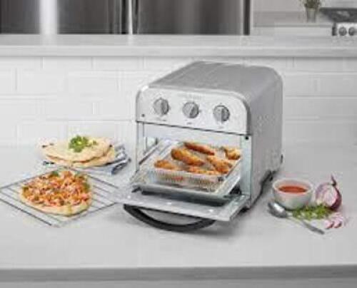 DESCRIPTION: (1) AIRFRYER TOASTER OVEN BRAND/MODEL: CUISINART INFORMATION: STAINLESS RETAIL$: $225.00 EA QTY: 1