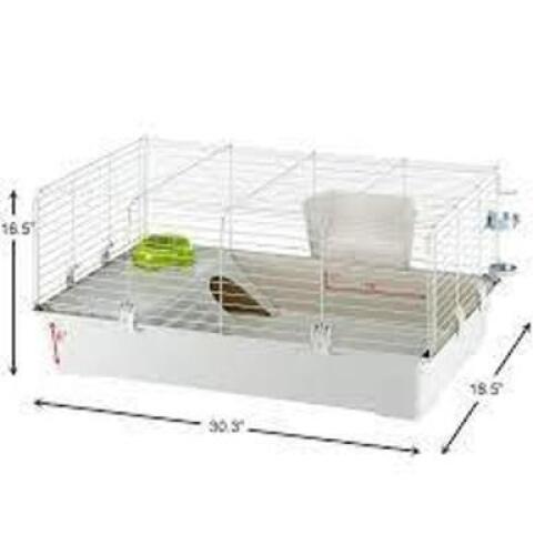 DESCRIPTION: (1) GUINEA PIG CAGE BRAND/MODEL: CAVIE #57054070US2 SIZE: 16.54'' H X 18.86'' W X 30.6'' D RETAIL$: $84.99 EA QTY: 1