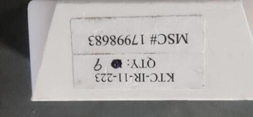 DESCRIPTION: (9) KTC CARBIDE INSERTS BRAND/MODEL: ATC KTC-IR-11-223 RETAIL$: 11.70 PER INSERT QTY: 9