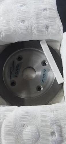 DESCRIPTION: (1) EA 80-180X MULTI GRAIN DIAMOND WHEEL BRAND/MODEL: NATIONAL DIAMOND LAB BL14-22A SIZE: 6" D 3/4" T 1-1/4" HOLE 3/4" RIM WIDTH RETAIL$: