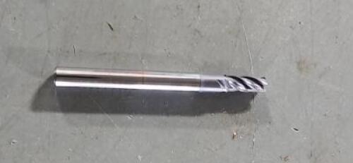 DESCRIPTION: (2) SOLID CARBIDE CORNER CHAMFER END MILL BRAND/MODEL: ACCUPRO 84328079 SIZE: 5/32" DIA 3/8" LOC 0.0100" CHAMFER WIDTH RETAIL$: $69.98 QT