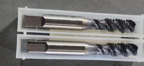 DESCRIPTION: (2) HSS SPIRAL FLUTE BOTTOMIG TAPS BRAND/MODEL: OSG 5005502 SIZE: 3/8-16 unc RETAIL$: $65.14 QTY: 2