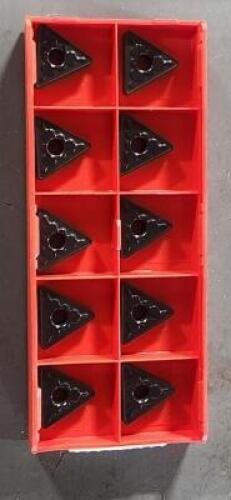 DESCRIPTION: (10) TNMG 433 GH CABIDE TURNING INSERTS BRAND/MODEL: JXCT TNMG220412 RETAIL$: $112.90 QTY: 10