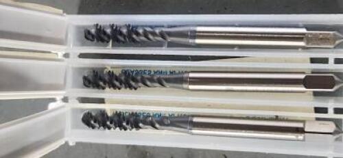DESCRIPTION: (3) HSS SPIRAL FLUTE TAPS BRAND/MODEL: OSG 1413302 SIZE: 10-24 UNC RETAIL$: $44.97 QTY: 3