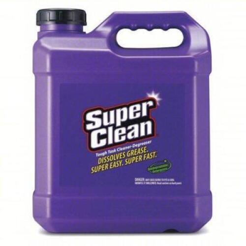 DESCRIPTION: (1) CLEANER DEGREASER BRAND/MODEL: SUPER CLEAN #3ZLD4 SIZE: 2.5 GALLON RETAIL$: $40.39 EA QTY: 1