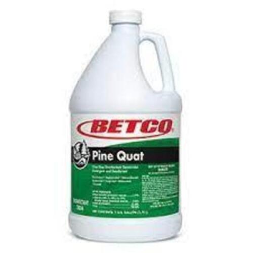 DESCRIPTION: (1) CASE OF (4) QUAT DISINFECTANT CLEANER BRAND/MODEL: BETCH #30404-00 INFORMATION: PINE SCENT SIZE: 1 GALLON RETAIL$: $70.00 EA QTY: 1