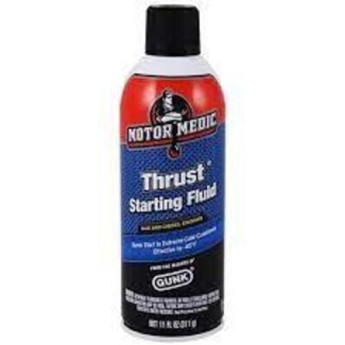 DESCRIPTION: (6) THRUST STARTER FLUID BRAND/MODEL: MOTOR MECHANIC SIZE: 11 OZ RETAIL$: $7.67 EA QTY: 6
