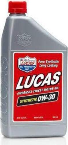 DESCRIPTION: (6) MOTOR OIL BRAND/MODEL: LUCAS INFORMATION: 0W-30 SIZE: 1 QT RETAIL$: $9.29 EA QTY: 6