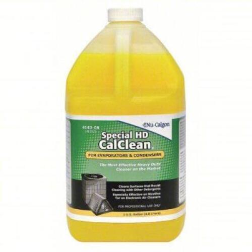DESCRIPTION: (2) LIQUID CONDENSER OR EVAPORATOR CLEANER BRAND/MODEL: NU-CALGON #3CFR6 INFORMATION: GOLD COLOR SIZE: 1 GALLON RETAIL$: $37.87 QTY: 2