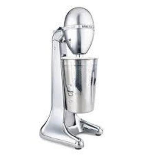 DESCRIPTION: (1) CLASSIC DRINK MILKSHAKE BLENDER BRAND/MODEL: HAMILTON BEACH #730C INFORMATION: CHROME AND RED RETAIL$: $29.94 SIZE: 28 GAL QTY: 1