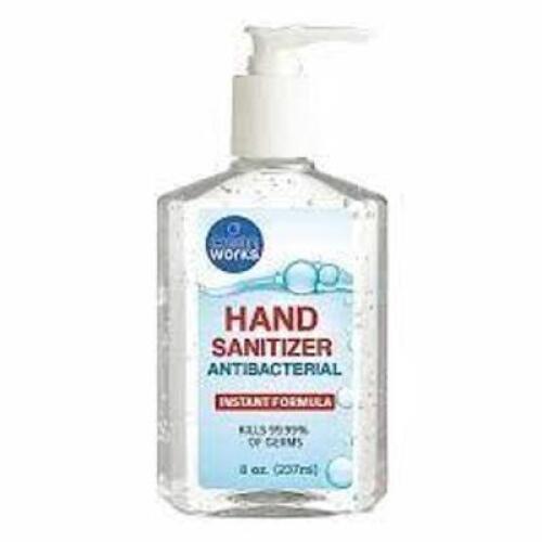 DESCRIPTION: (6) HAND SANITIZER BRAND/MODEL: CLEAN WORKS SIZE: 8 OZ RETAIL$: $4.15 EA QTY: 6