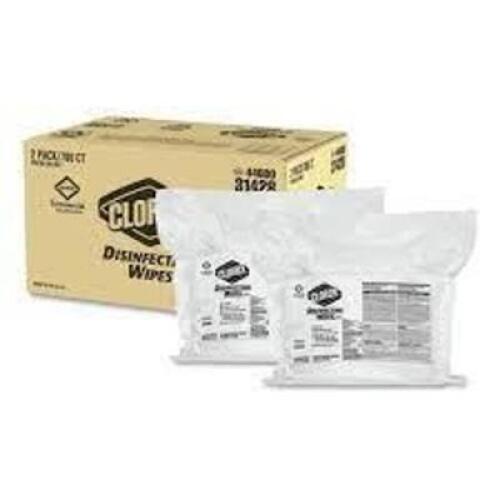 DESCRIPTION: (1) CASE OF (2) BAGS OF DISINFECTING WIPES BRAND/MODEL: CLOROX INFORMATION: FRESH SCENT RETAIL$: $103.00 EA QTY: 1