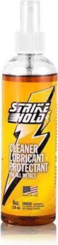 DESCRIPTION: (6) GUN CLEANER AND LUBRICANT BRAND/MODEL: STRIKE HOLD SIZE: 8 OZ RETAIL$: $14.97 ea QTY: 6