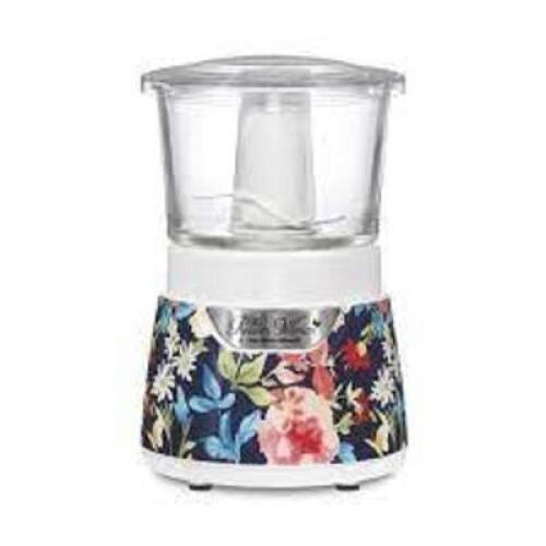 DESCRIPTION: (1) FOOD CHOPPER BRAND/MODEL: PIONEER WOMAN #72862 INFORMATION: FIONA FLORAL RETAIL$: $30.00 SIZE: 3 CUP QTY: 1