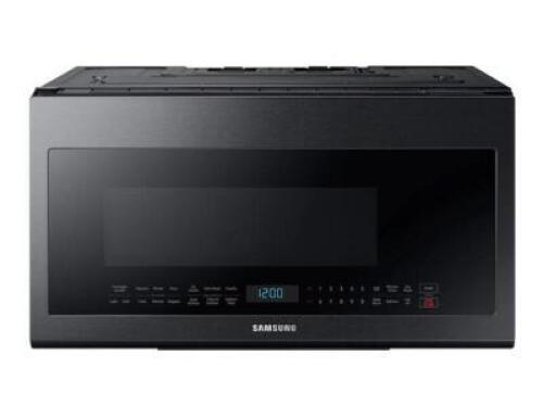 SAMSUNG BLACK STAINLESS STEEL OVER THE RANGE MICROWAVE