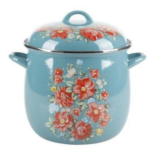 DESCRIPTION: (1) VINTAGE STOCK POT BRAND/MODEL: PIONEER WOMAN #196881814712 INFORMATION: FLORAL RETAIL$: $34.82 SIZE: 12 WT QTY: 1