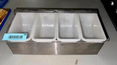 STAINLESS STEEL CONDIMENT HOLDER