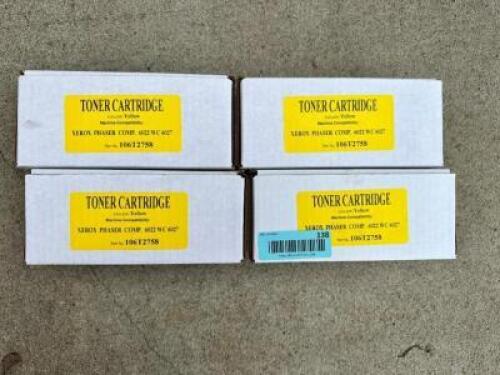(4)- XEROX TONER CARTRIDGES 106T2758