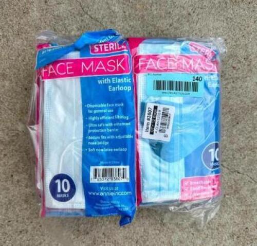 (100)- STERILE FACE MASKS
