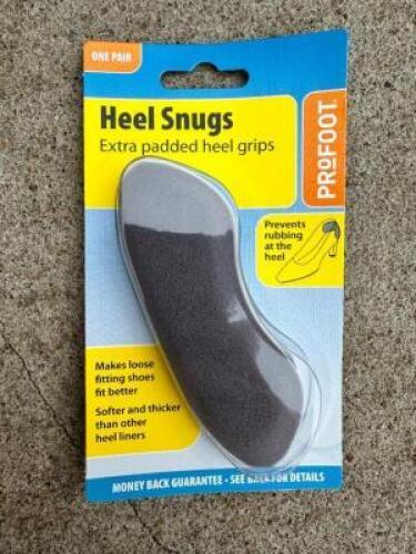 (4)- BOXES OF HEEL SNUGS