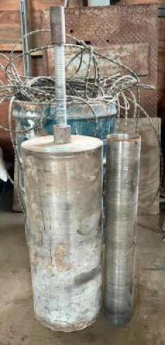 (2) 10IN & 4IN X 24" CORE DRILLING BITS