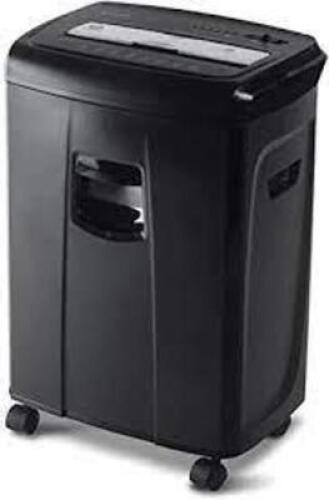 DESCRIPTION: (1) 12 SHEET CROSS CUT PAPER SHREDDER BRAND/MODEL: AURORA #AU1235XA INFORMATION: BLACK RETAIL$: $101.30 SIZE: 3.7 GALLON PULL OUT WASTEBA