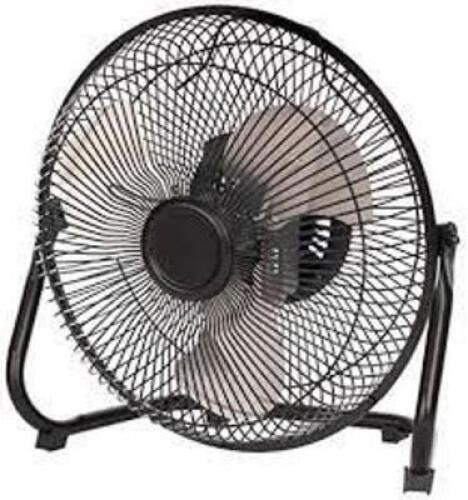 DESCRIPTION: (1) HIGH VELOCITY 3 SPEED FAN BRAND/MODEL: MAINSTAYS #MF-9 INFORMATION: BLACK RETAIL$: $20.00 SIZE: 9" QTY: 1