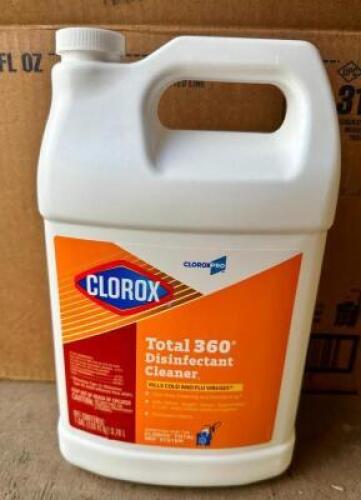 (4)- 1 GALLON JUGS OF CLOROX DISINFECTANT CLEANER