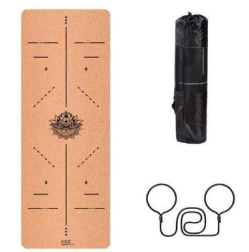 CORK YOGA MAT W/ CARRYING CASE