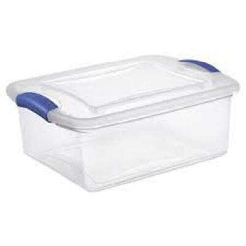 DESCRIPTION: (1) CASE OF (15) LATCH BOX BRAND/MODEL: STERILITE #1924 INFORMATION: CLEAR RETAIL$: $60.00 SIZE: 15 QT QTY: 1