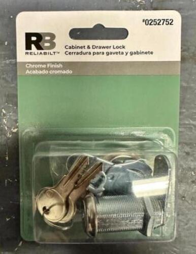 (6)- CABINET & DRAWER LOCK KITS