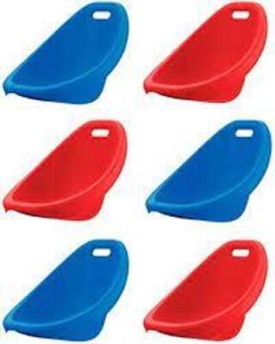 DESCRIPTION: (1) PACK OF (6) SCOOP ROCKER KIDS PLASTIC CHAIR BRAND/MODEL: AMERICAN PLASTIC TOYS INC INFORMATION: ASSORTED COLORS RETAIL$: $90.00 SIZE: