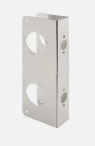 (4)- STAINLESS STEEL LOCK AND DOOR REINFORCERS