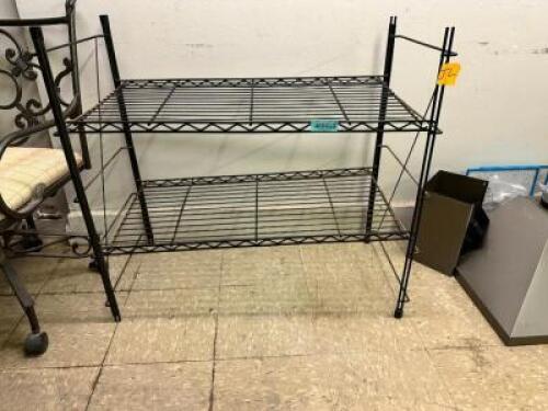 TWO TIER SHELVING UNIT