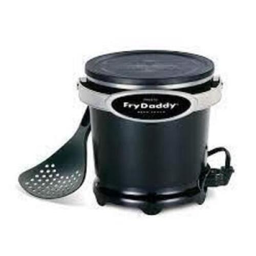 DESCRIPTION: (1) ELECTRIC DEEP FRYER BRAND/MODEL: PRESTO #05420 INFORMATION: BLACK RETAIL$: $42.99 SIZE: 8.17 X 9.80 X 3.75 QTY: 1