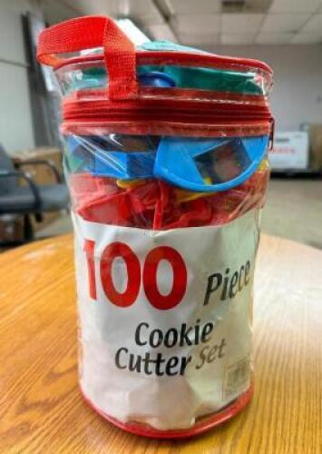 100 PIECE SET OF COOKIE CUTTERS