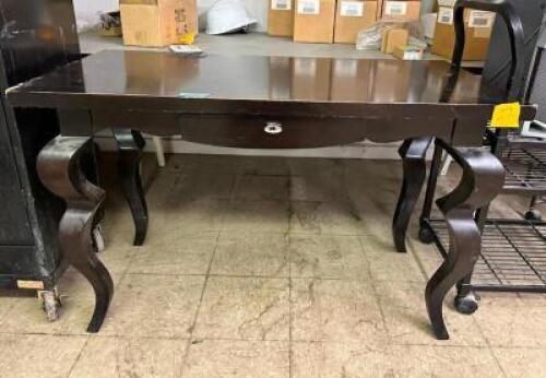 OFFICE DESK W/ BUILT IN OUTLET