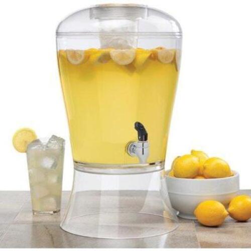 DESCRIPTION: (1) BEVERAGE DISPENSER WITH ICE CORE BRAND/MODEL: CREATIVE BATH #21130892 RETAIL$: $21.73 SIZE: 3 GALLON QTY: 1