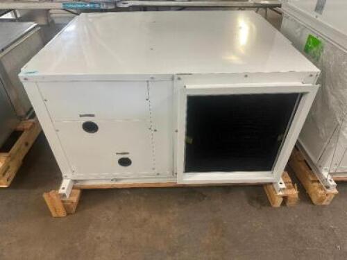 DESCRIPTION HWSF55 5 TON WATER SOURCE HEAT PUMP BRAND / MODEL: HWSF55 ADDITIONAL INFORMATION 3 PHASE, 460 VOLT LOCATION BAY 6 QTY 1