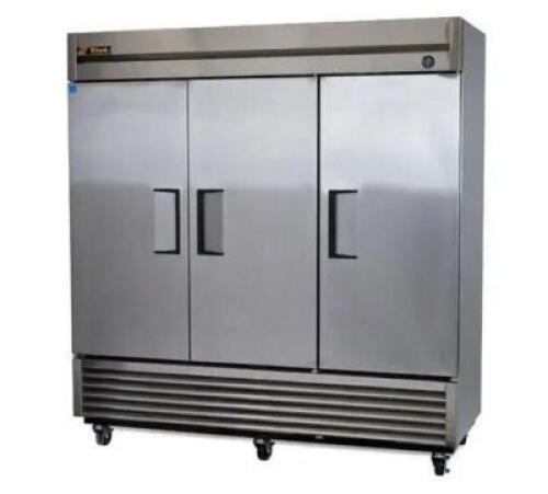78" THREE SECTION REACH IN REFRIGERATOR