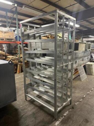 80" / 24 SECTION SAUCE CAN RACK