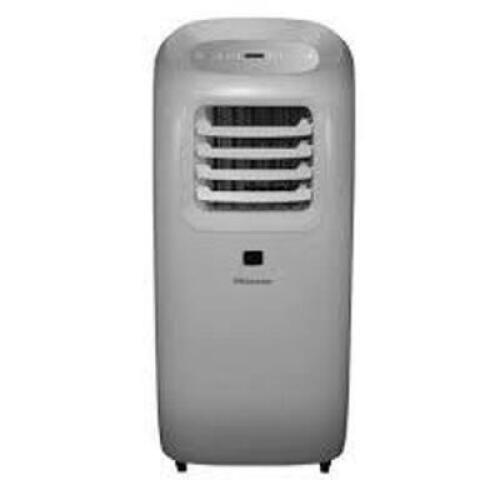 DESCRIPTION: (1) PORTABLE AIR CONDITIONER BRAND/MODEL: HISENSE #AP10CR1G INFORMATION: WHITE RETAIL$: $334.00 SIZE: 6500 BTU QTY: 1