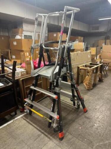 LITTLE GIANT 3-5 FT. ADJUSTABLE SAFETY CAGE