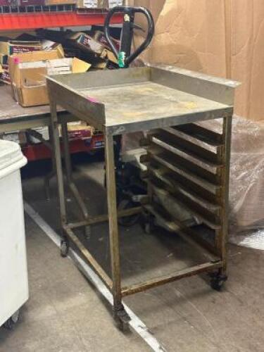 36" MIXER STAND WITH COOLING RACK