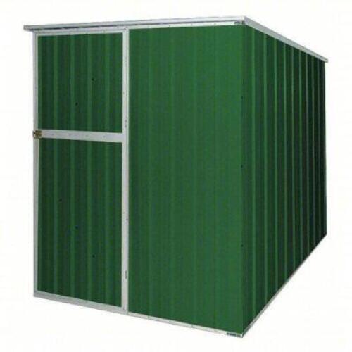 DESCRIPTION: (1) STORAGE SHED BRAND/MODEL: PRODUCT NUMBER #13X102 INFORMATION: GREEN SIZE: 5.7 FT X 6.2 FT X 6.3 FT, 175 CU FT CAPACITY RETAIL$: $390.