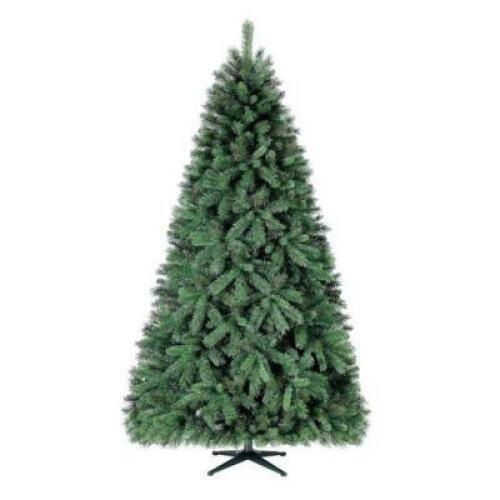 DESCRIPTION: (1) DONNER FIR ARTIFICIAL CHRISTMAS TREE BRAND/MODEL: HOLIDAY TIME INFORMATION: UNLIT RETAIL$: $89.00 SIZE: 7.5 FT QTY: 1